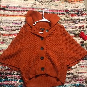 Apt 9 burnt sienna flare cardigan